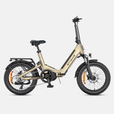 Electric Bike ENGWE L20 3.0 PRO - Motor 250W Battery 48V15AH 20 Inch Hydraulic Brakes TUV Certification - Gold